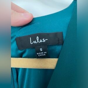 Green bridesmaids dress